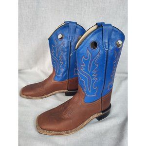 Cody James Women's 9 Brown & Blue Square Toe Western Cowboy Boots  BBSC1840